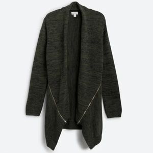 Zipper Detail Cardigan - Market & Spruce